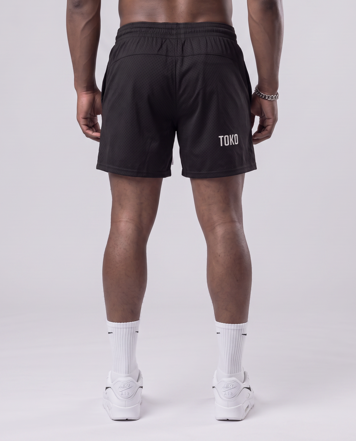 Mesh Drawstring Shorts