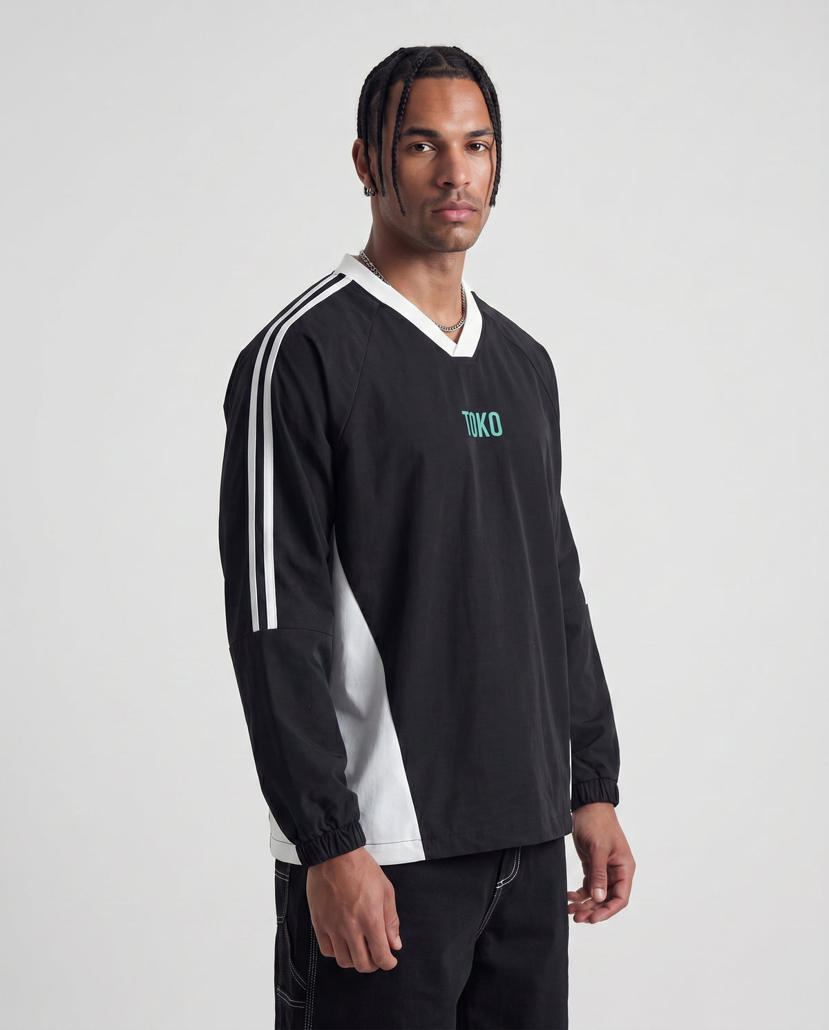 V-Neck Long-Sleeve T-Shirt