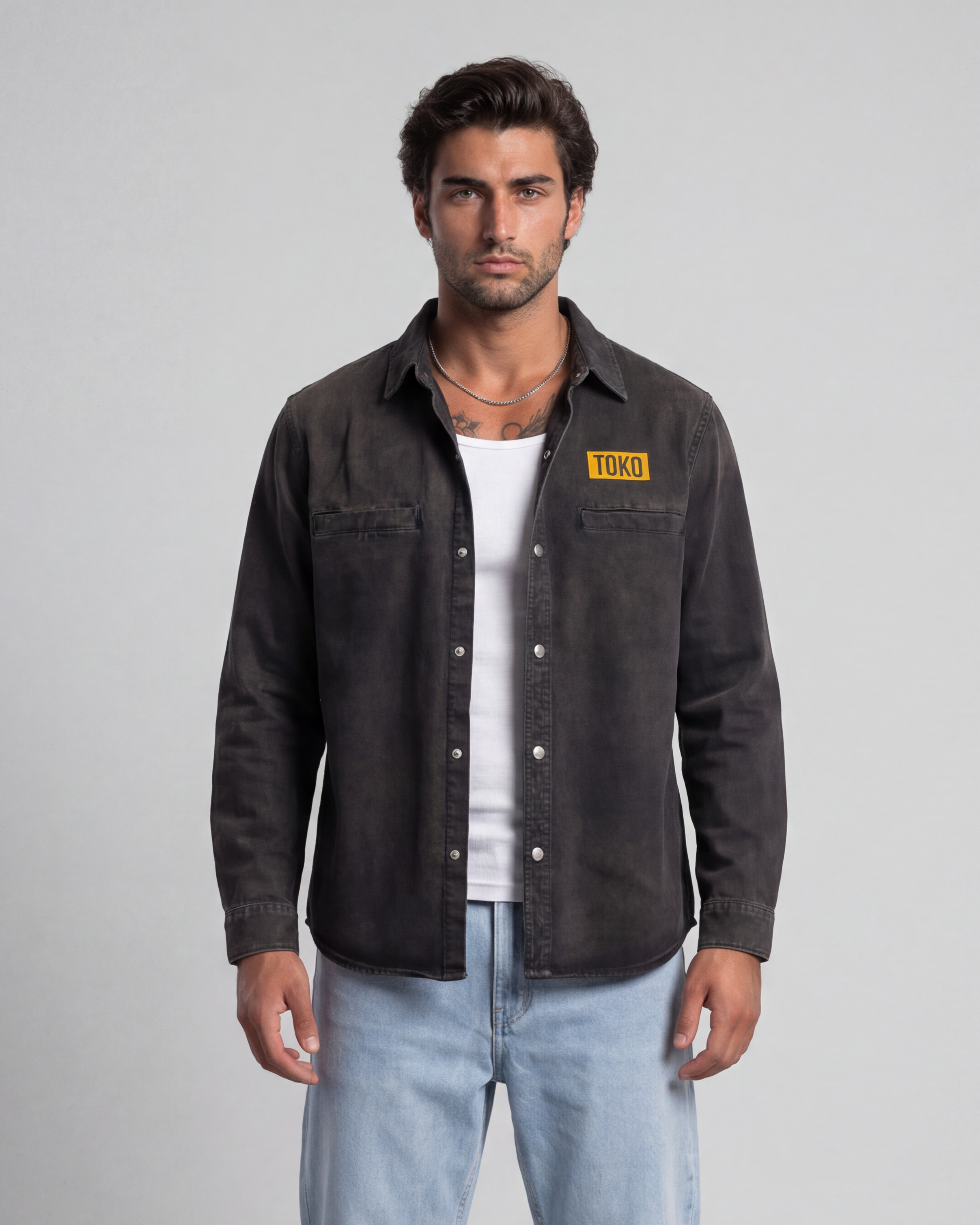 Denim Vintage Washed Heavyweight Jacket