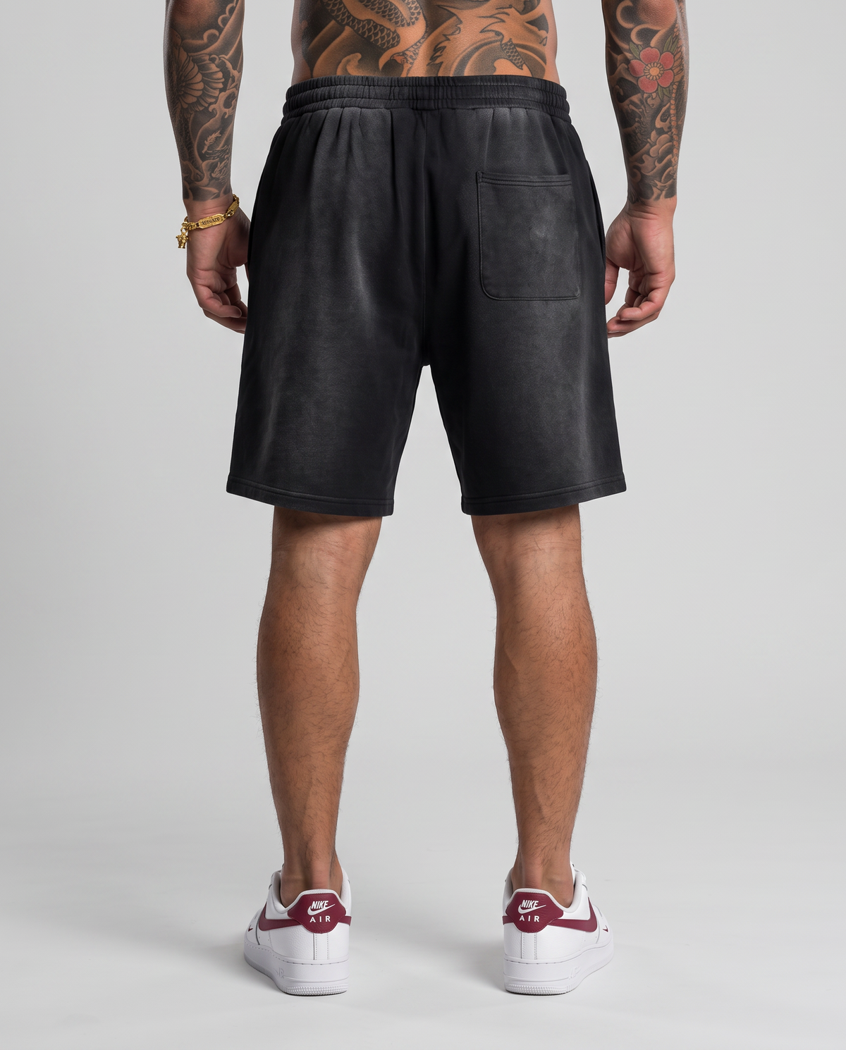 Sun Fade Distressed Shorts