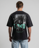 Snow Washed Oversized Cotton Fox T-Shirt