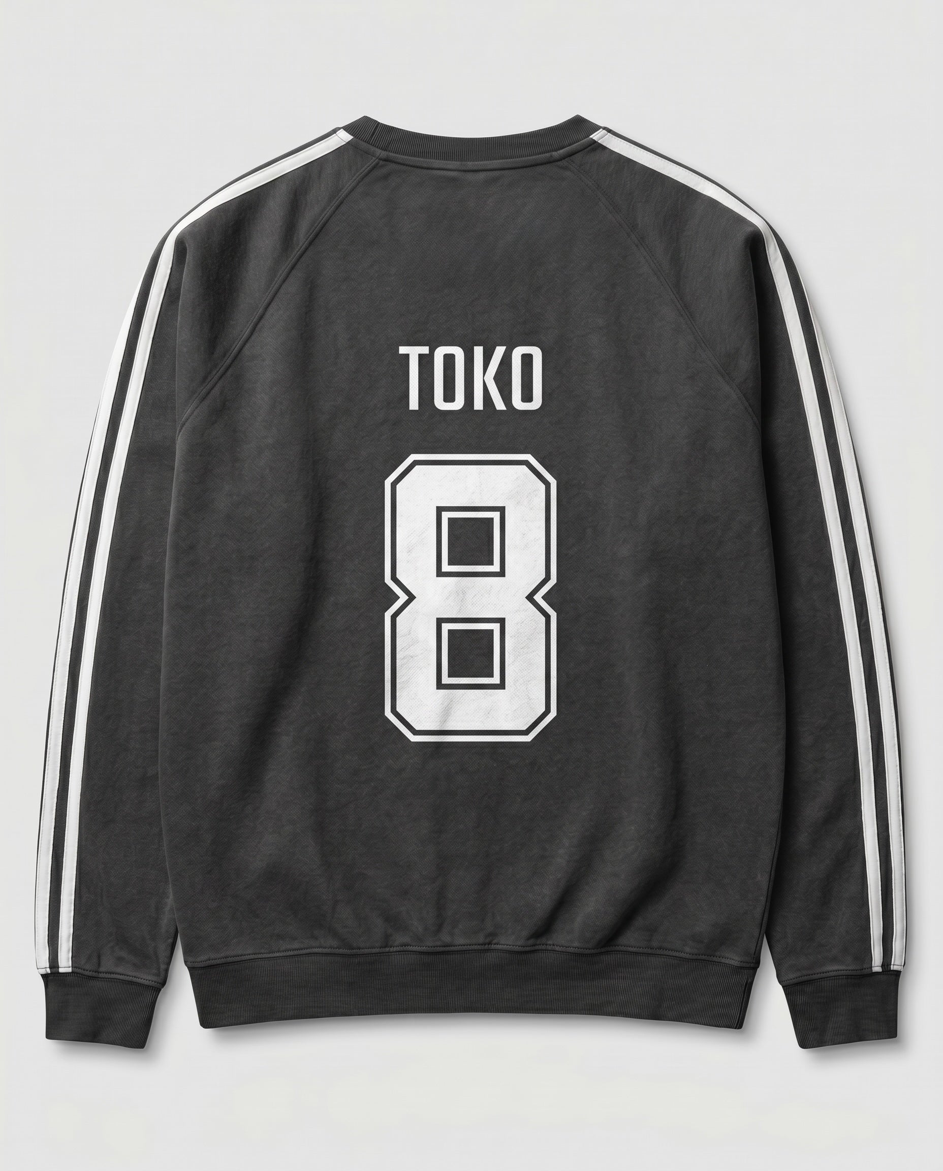 Snow Washed Contrast Tape Sweatshirt
