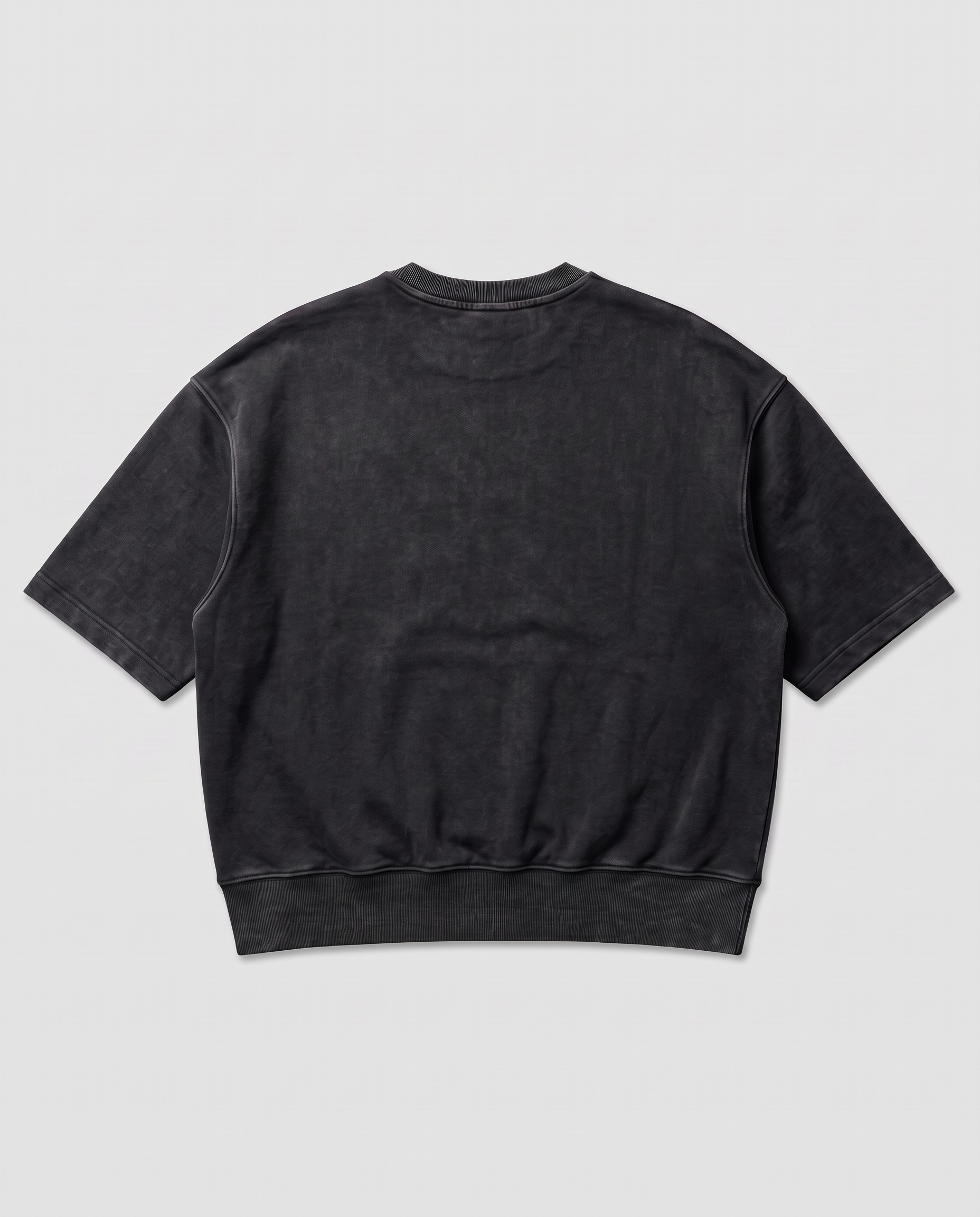 Mineral Wash Boxy Raw Edge T-Shirt