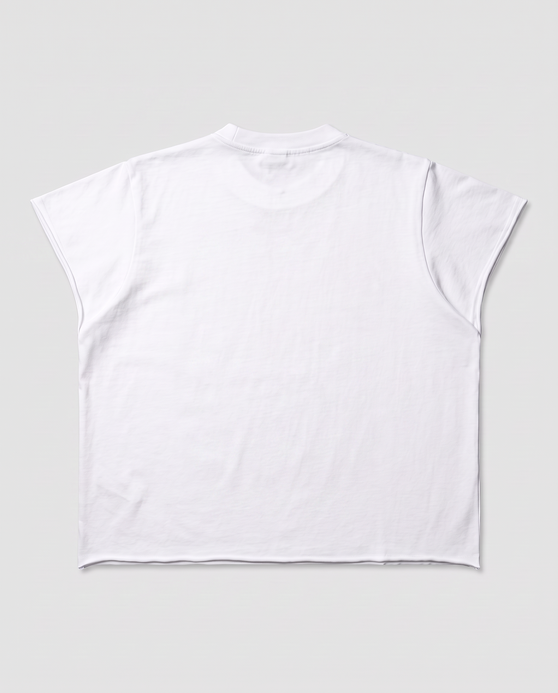 Boxy Raw Edge T-Shirt