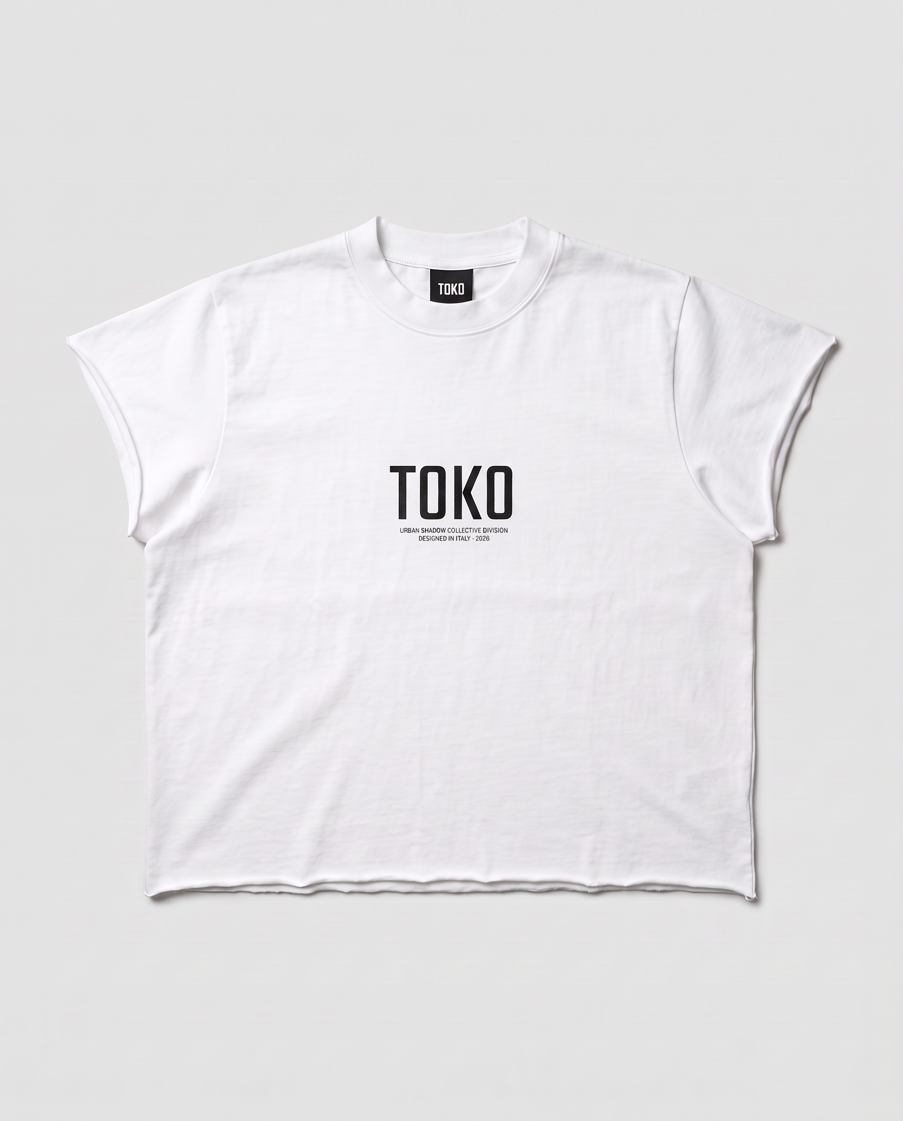 Boxy Raw Edge T-Shirt