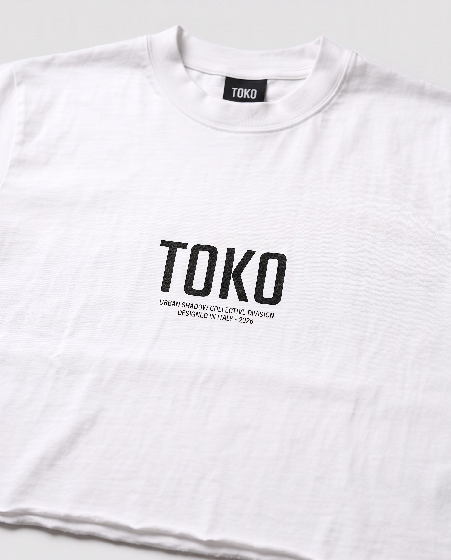 Boxy Raw Edge T-Shirt