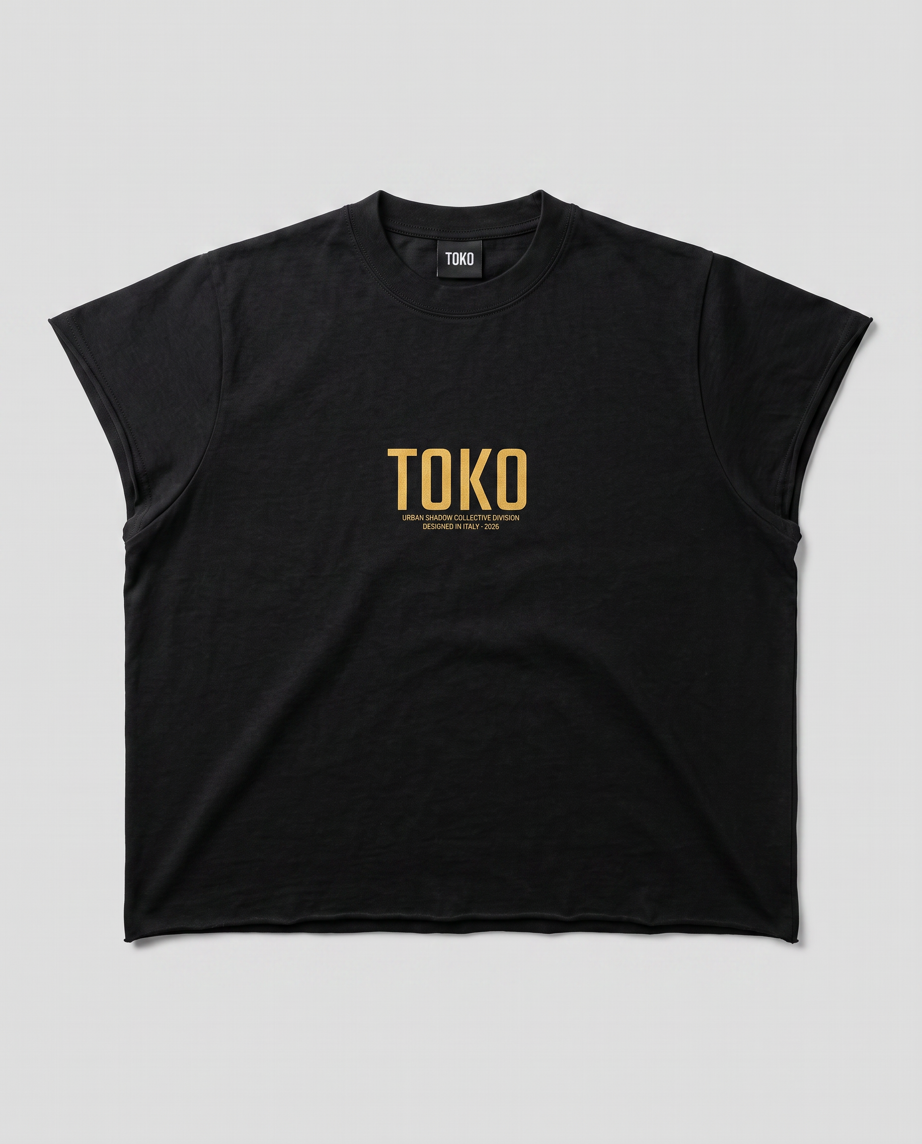 Boxy Raw Edge T-Shirt