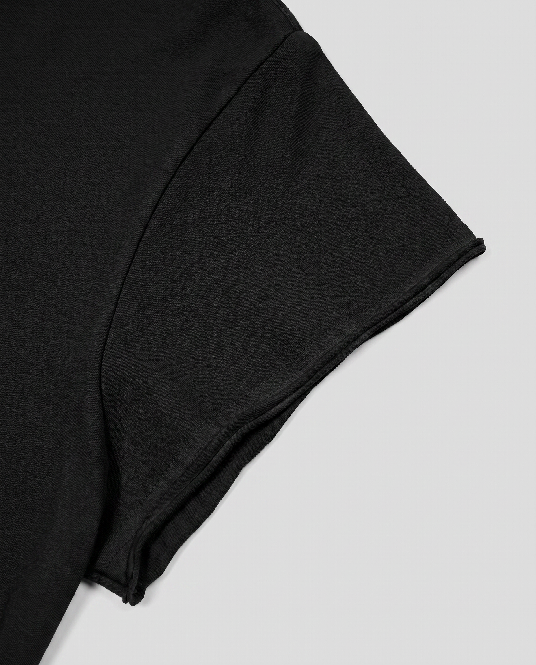 Boxy Raw Edge T-Shirt