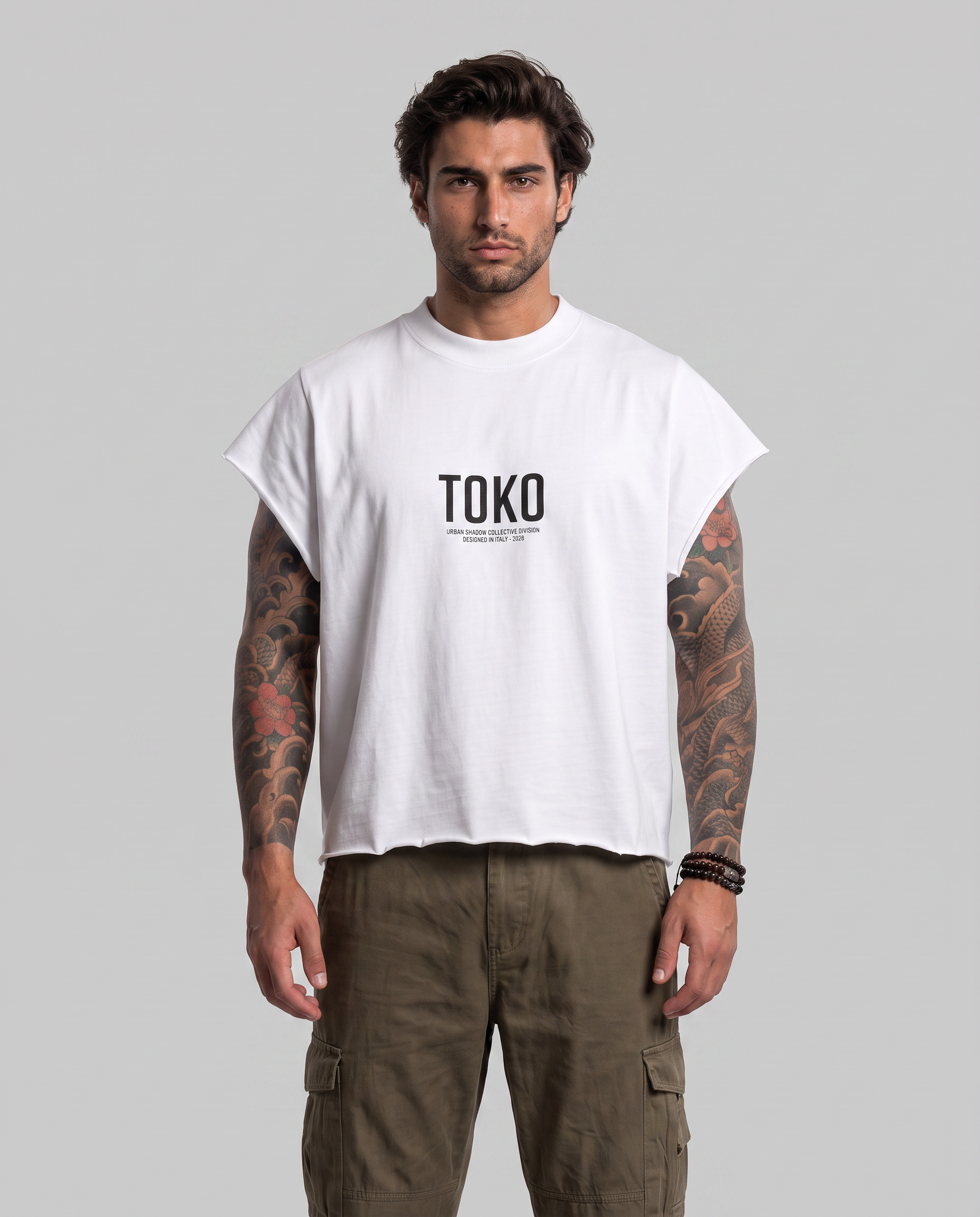 Boxy Raw Edge T-Shirt