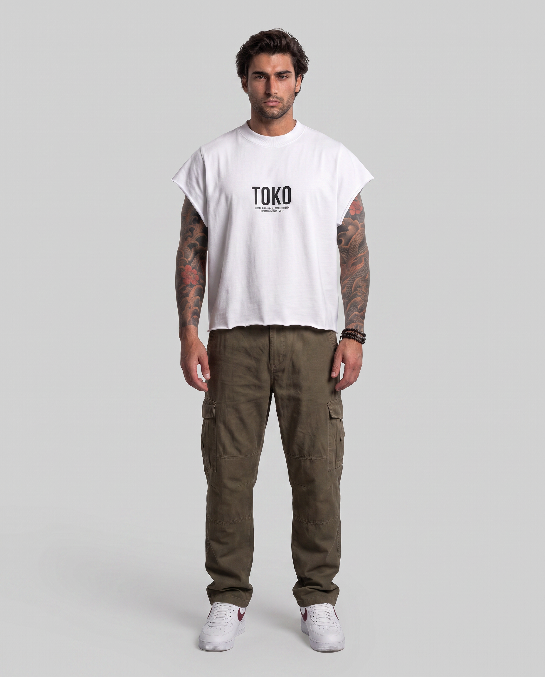 Boxy Raw Edge T-Shirt