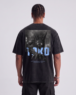 Snow Washed Oversized Cotton Fox T-Shirt