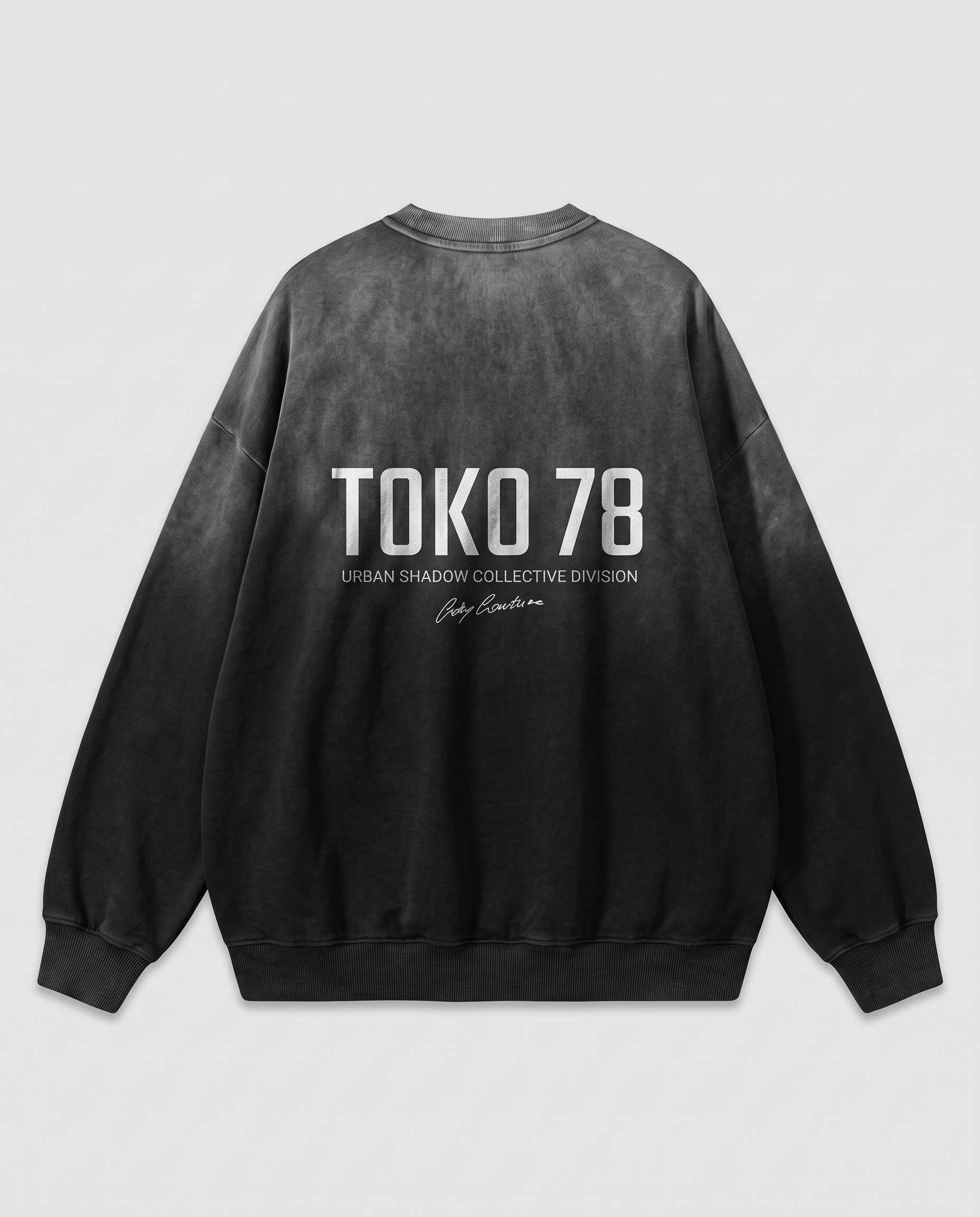 Sunfade Drop-Shoulder Cotton Sweatshirt