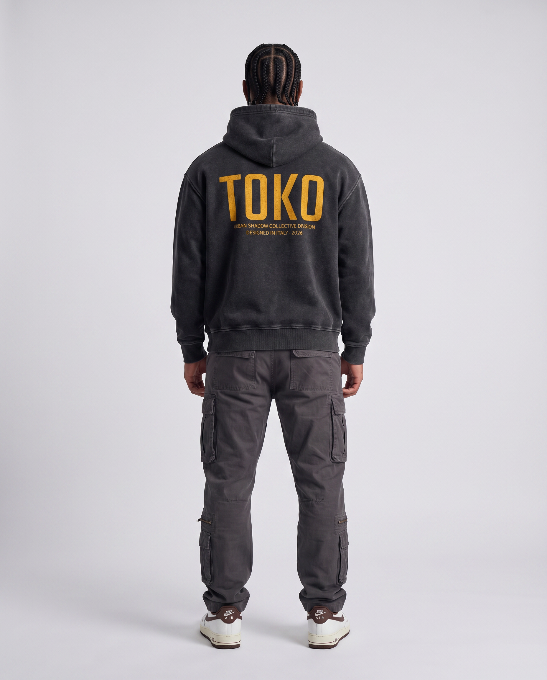 Snow Wash Fleece Oversize Hoodie