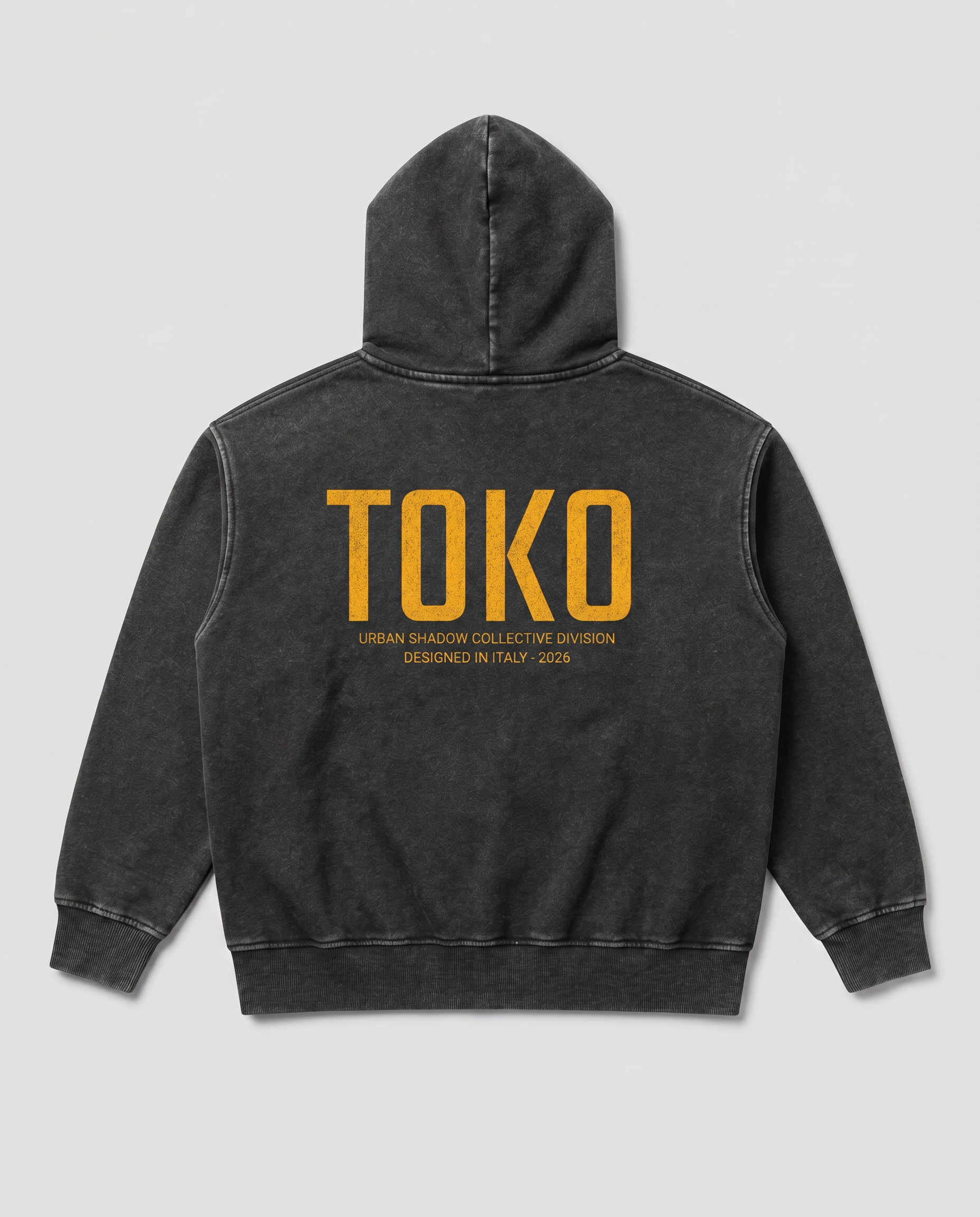 Snow Wash Fleece Oversize Hoodie