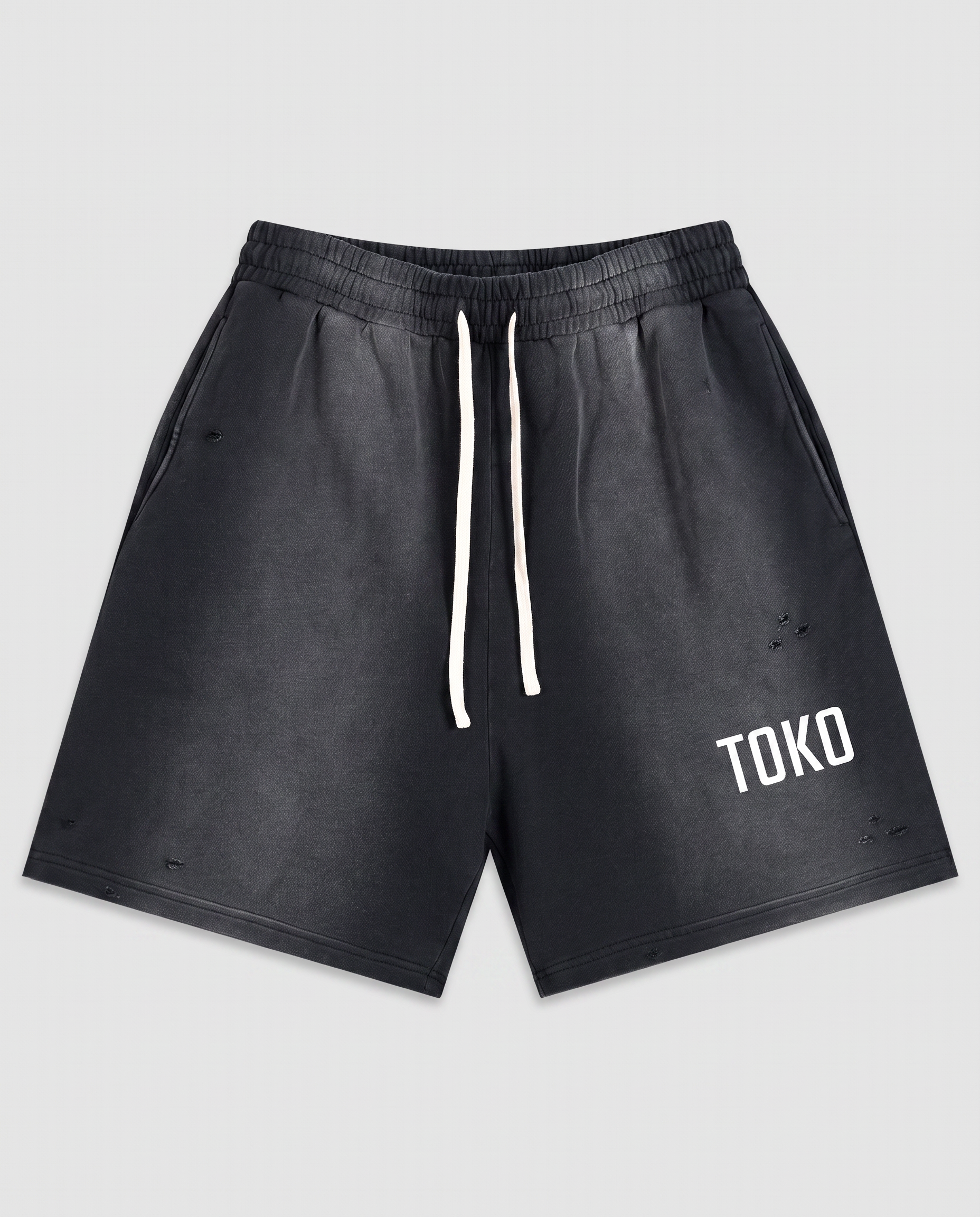 Sun Fade Distressed Shorts
