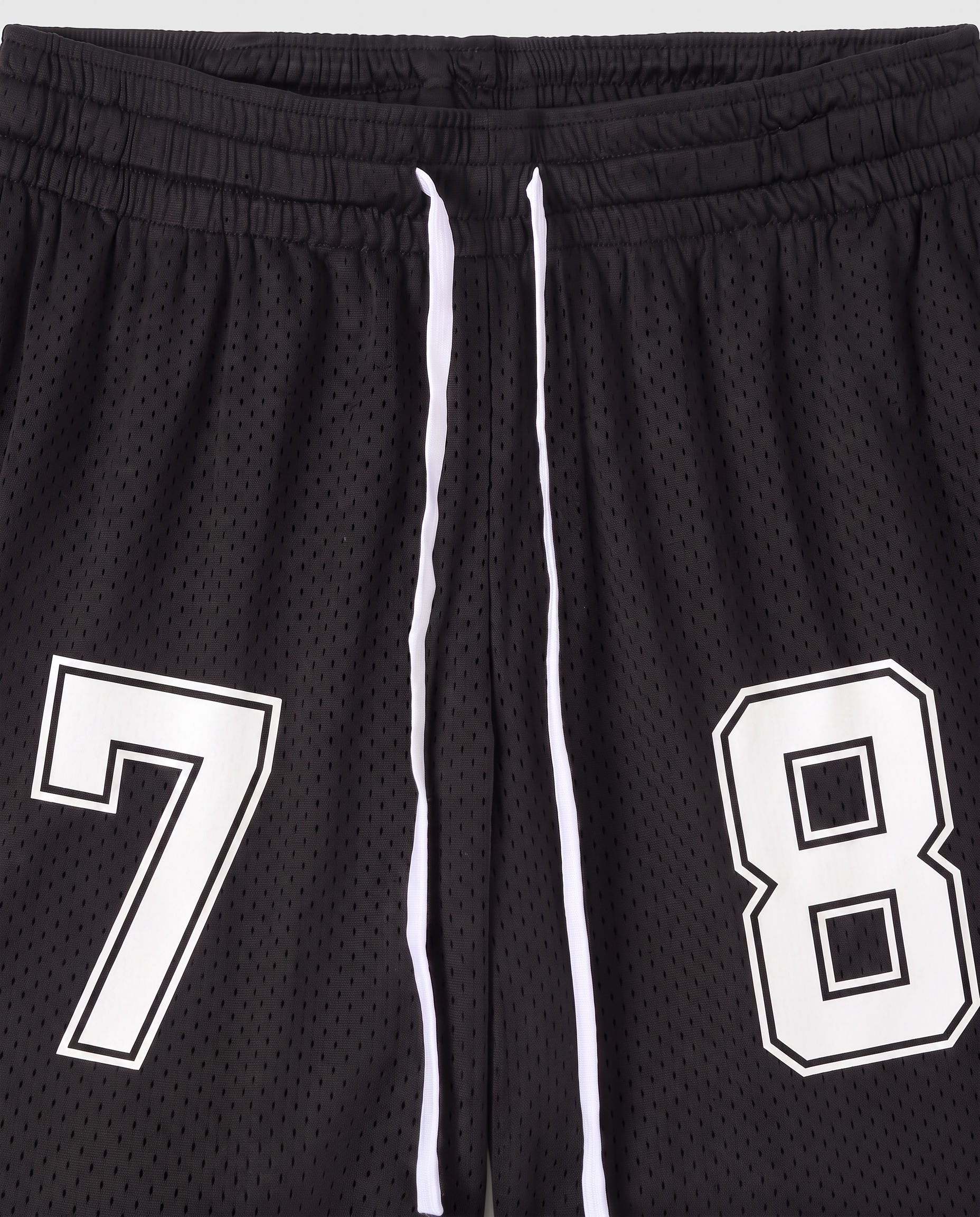 Mesh Drawstring Shorts
