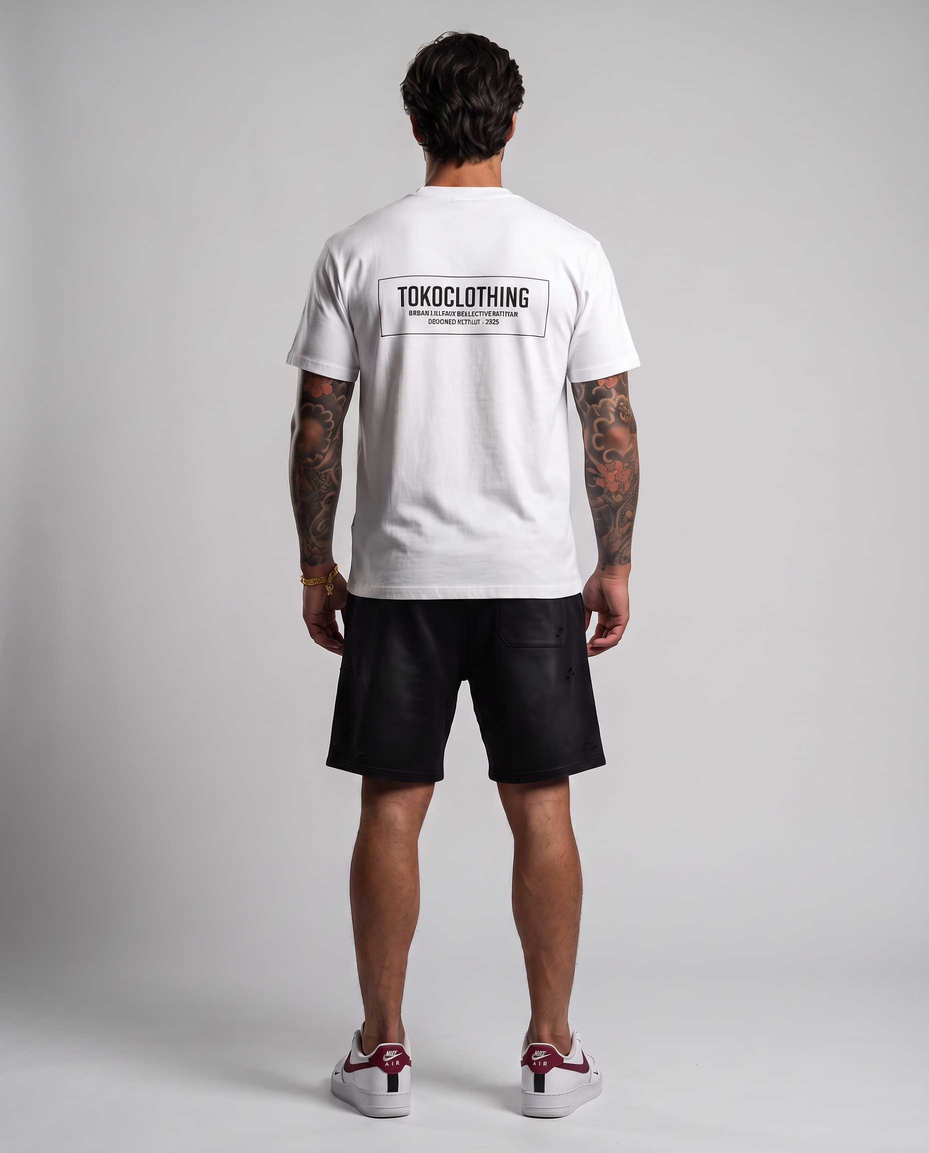Sun Fade Distressed Shorts