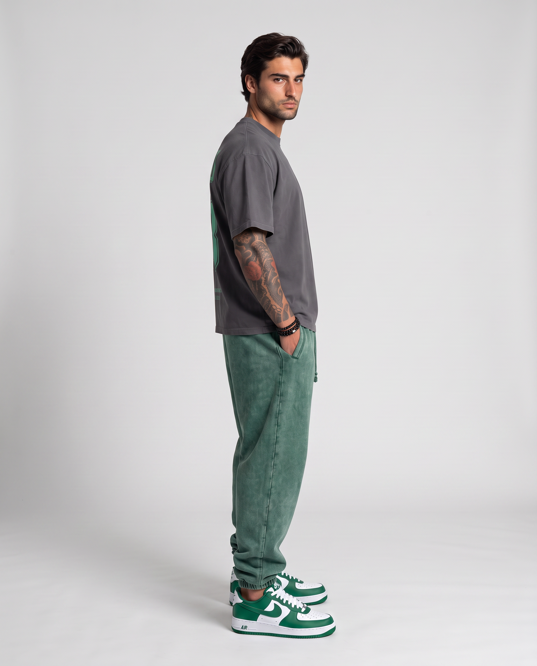 Snow Wash Heavyweight Jogged Sweatpants