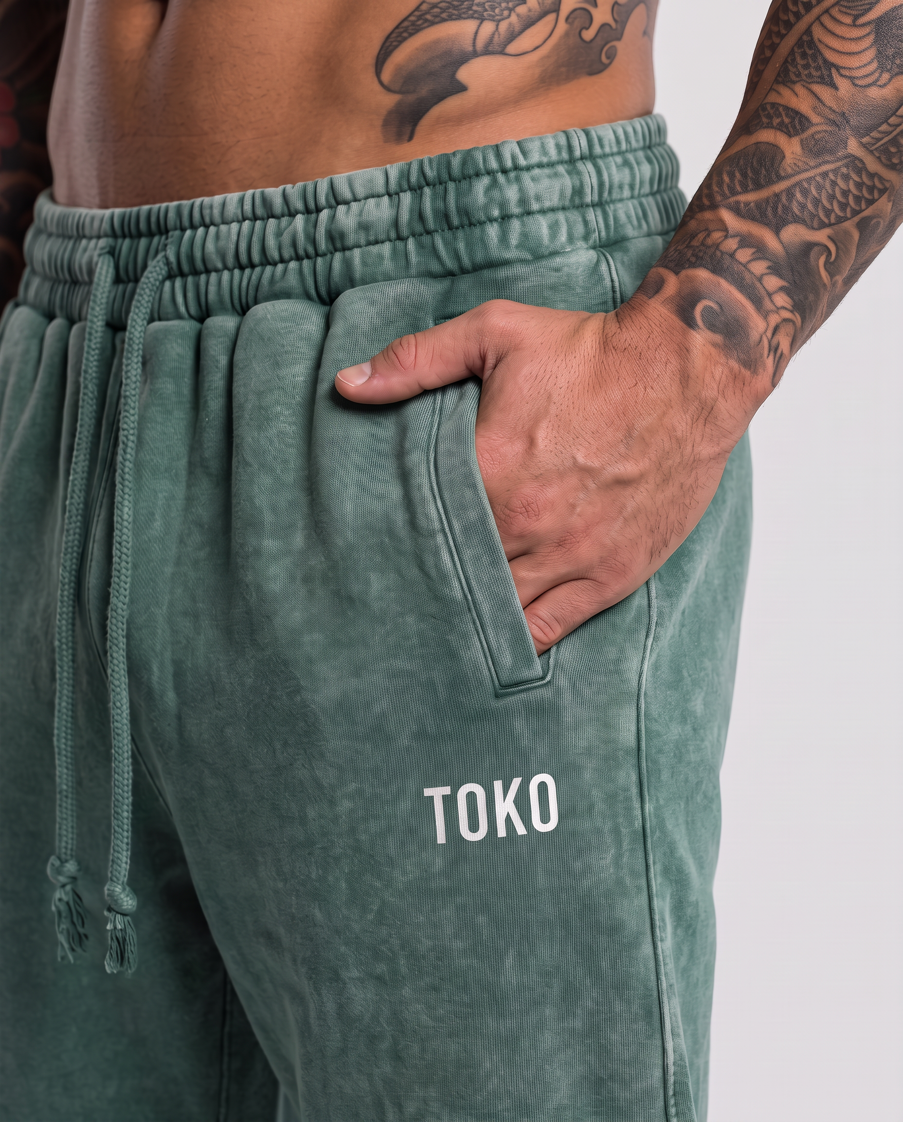 Snow Wash Heavyweight Jogged Sweatpants