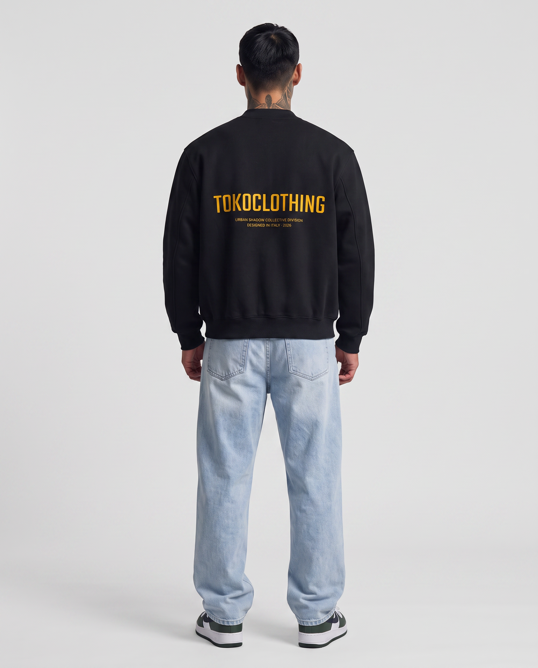 Essential Zip-Up Fleeced Varsity Jacket