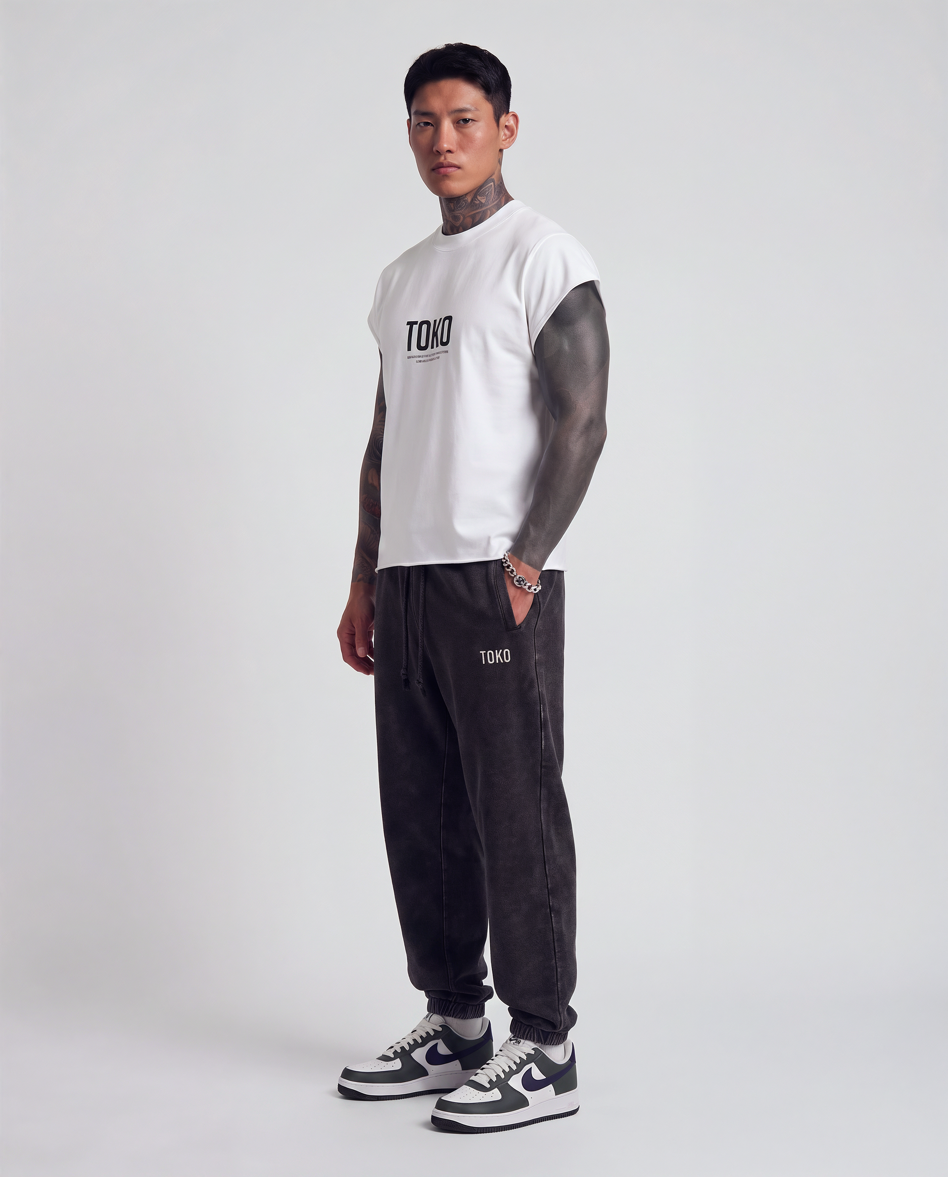 Snow Wash Heavyweight Jogged Sweatpants