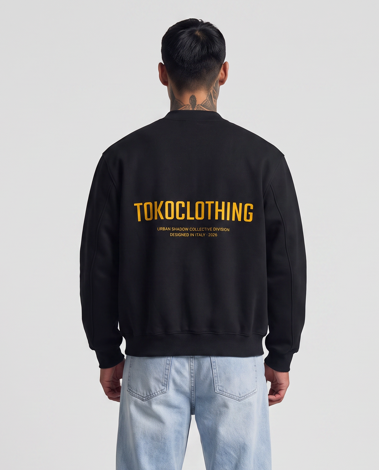 Essential Zip-Up Fleeced Varsity Jacket