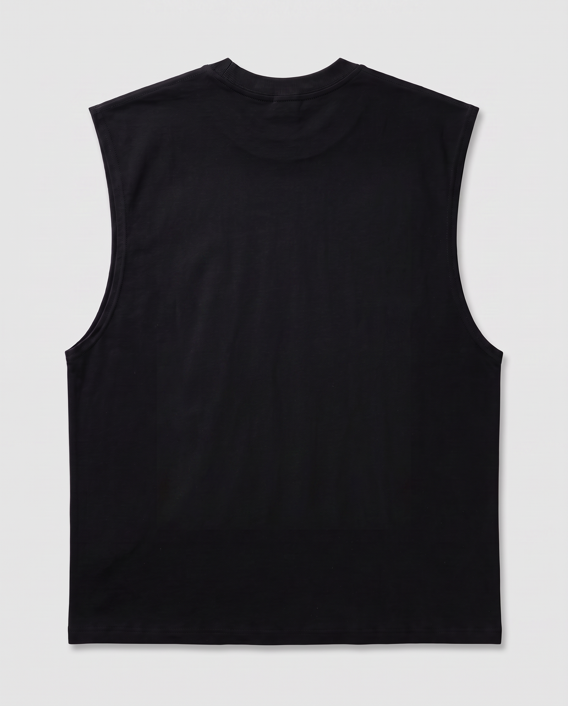 Raw Edge Cotton Tank Top