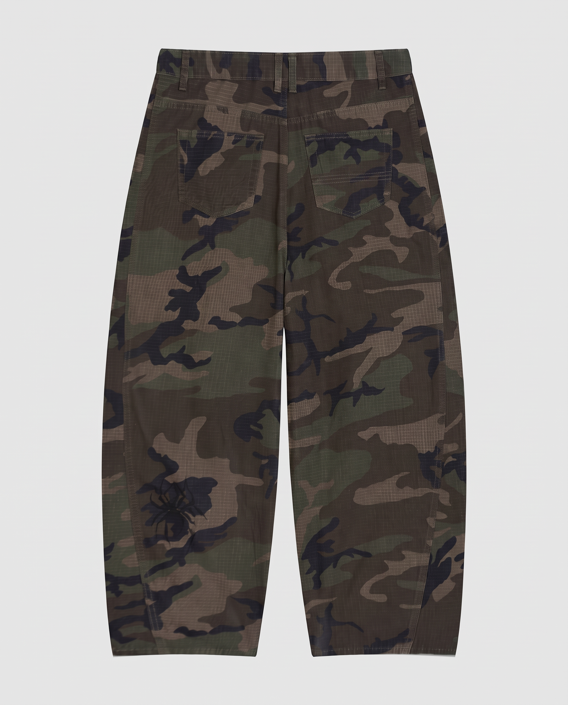 Men’s Camo Barrel Leg Cargo Pants
