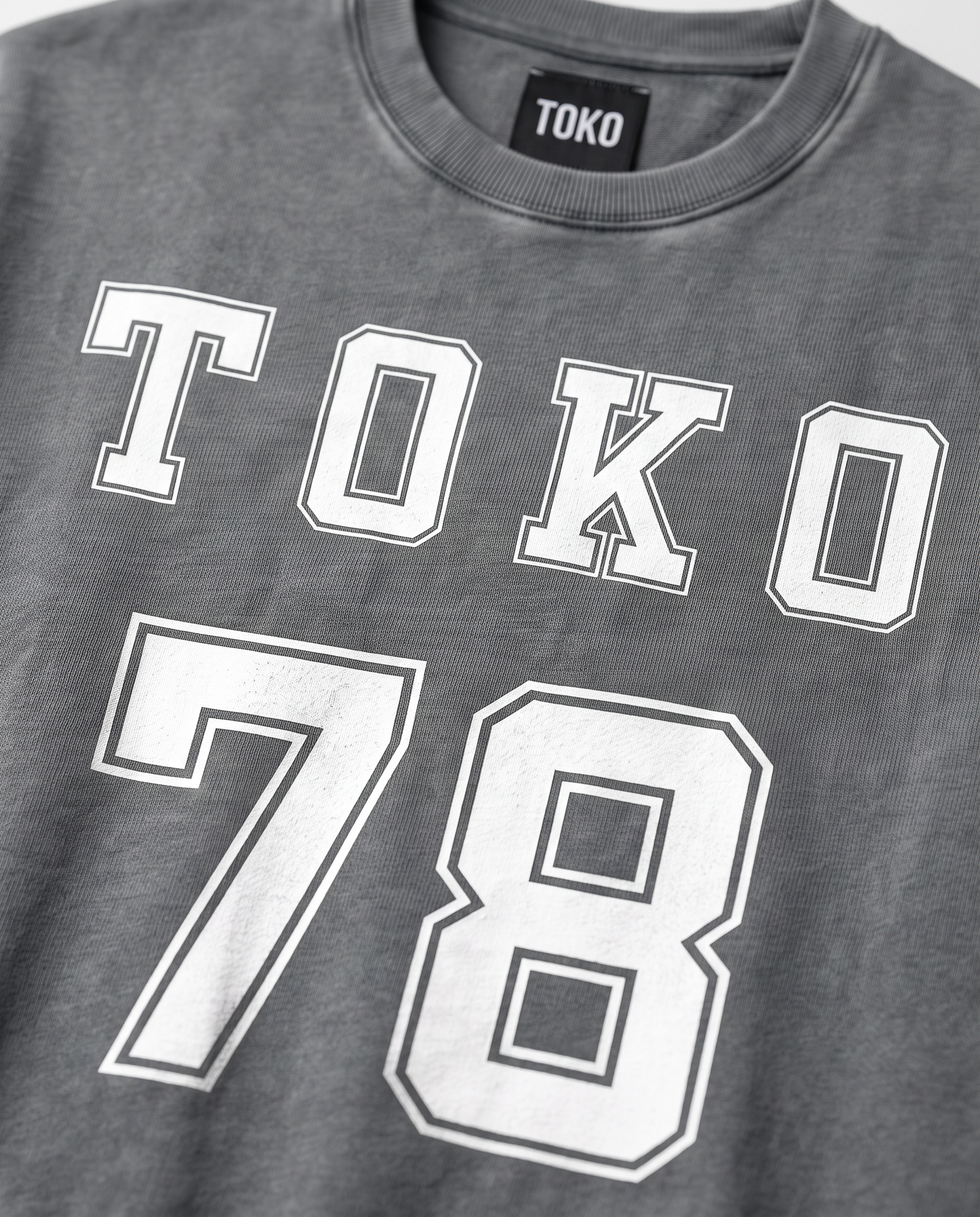Mineral Wash Boxy Raw Edge T-Shirt