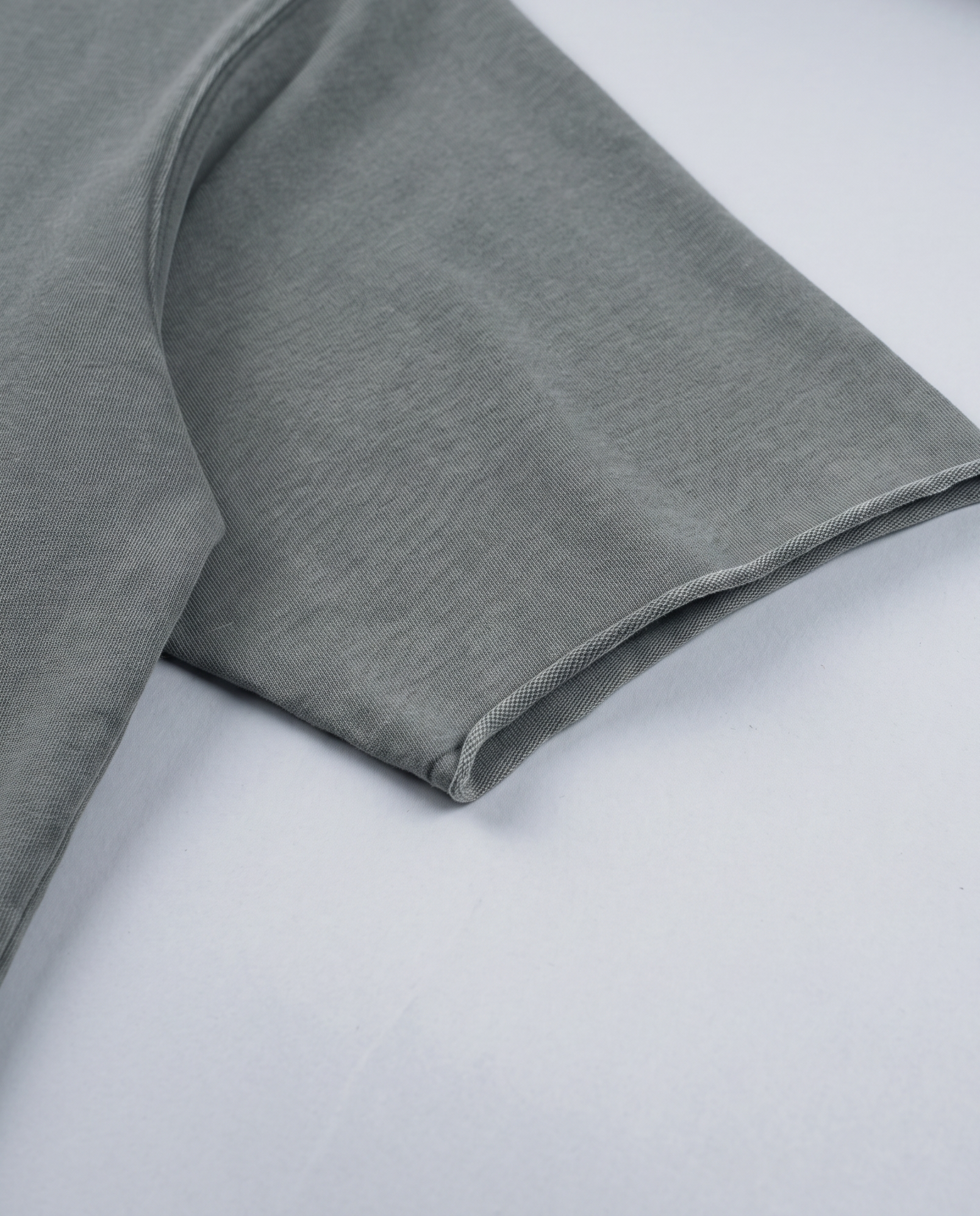 Mineral Wash Boxy Raw Edge T-Shirt