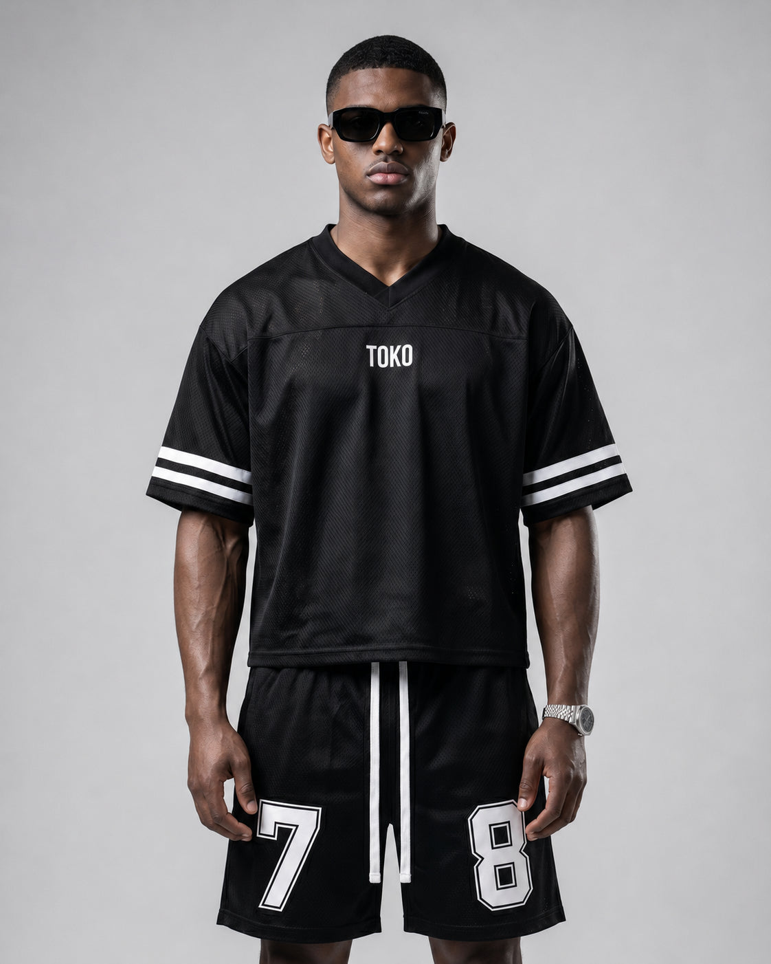 Taped Mesh T-Shirt
